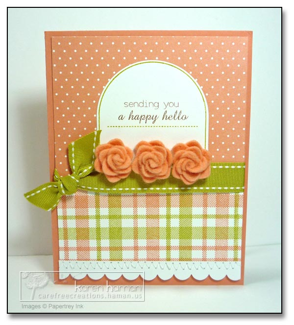Supplies<br />
Stamps: Sending You; Off Beat Backgrounds (WMS);<br />
Colors: Melon Berry (SU...