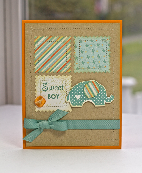 * Stamps-  Sweet Baby<br />
    * Ink- Dark Chocolate, Summer Sunrise, Ocean Tides, Ripe...