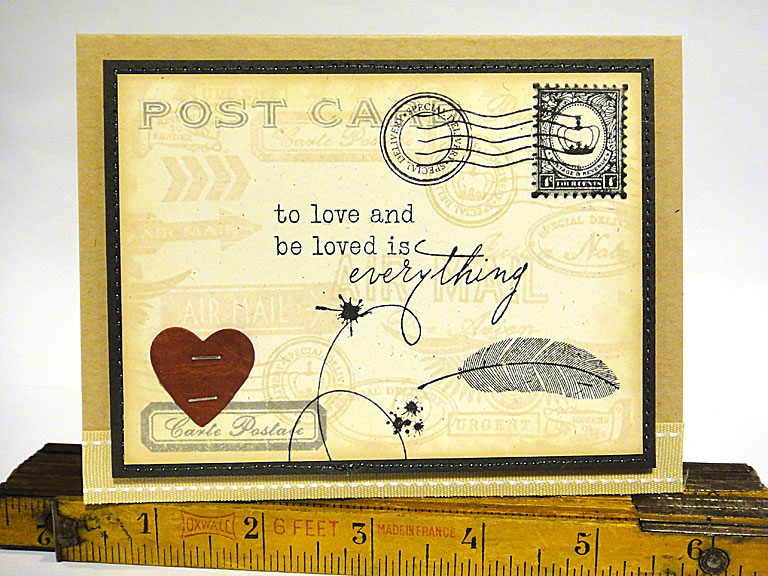 stamps: Happy Trails, Postmarks<br />
<br />
ink: True Black, Smokey Shadow, Tea Dye Duo<br />...