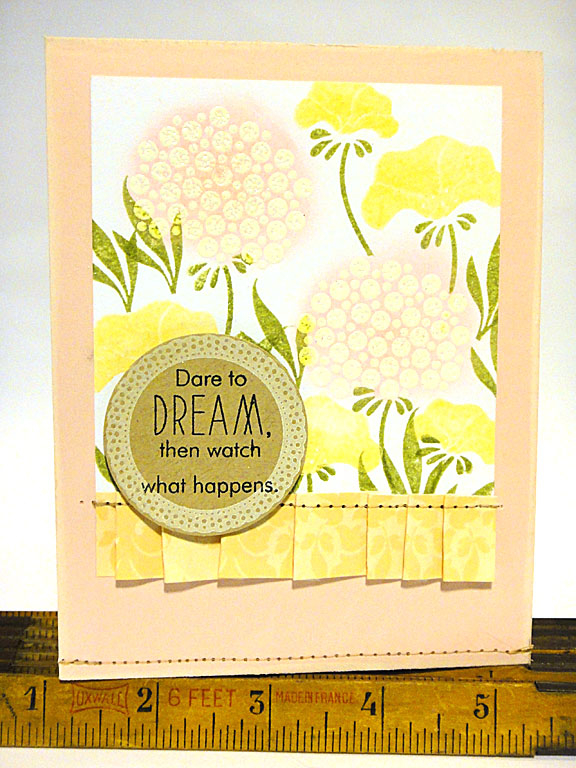 stamps: Daydreamer, Tag-its #5<br />
<br />
ink: True Black, Fresh Snow, Sweet Blush, Lemon...