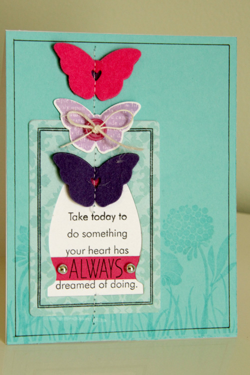 Stamps: Daydreamer, Button Boutique, Love Lives Here<br />
Patterned Paper: Damask Designs<br...