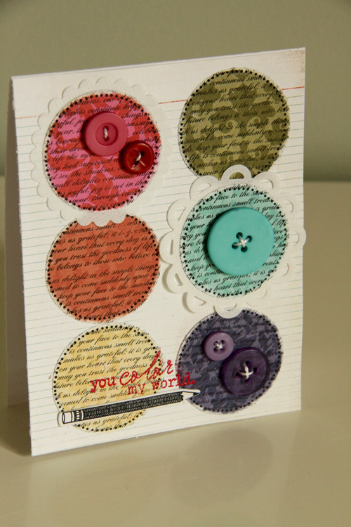 Stamps: Happy Trails, Text Style I, Take Note<br />
Patterned Paper: PTI's Damask Designs,...