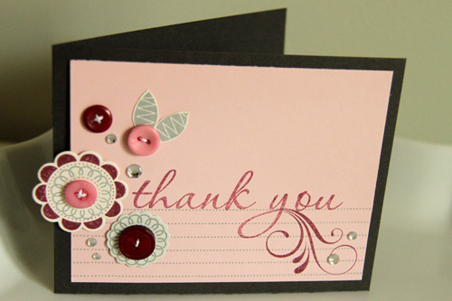 Cardstock: Soft Blush, Soft Stone, Vintage Cream, Smokey Shadow<br />
Stamps: Think Big...
