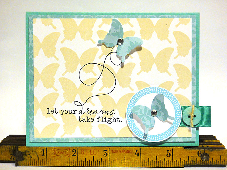 stamps: Happy Trails, Tag-its #5<br />
<br />
ink: True Black, Hawaiian Shores, Chamomile<br...