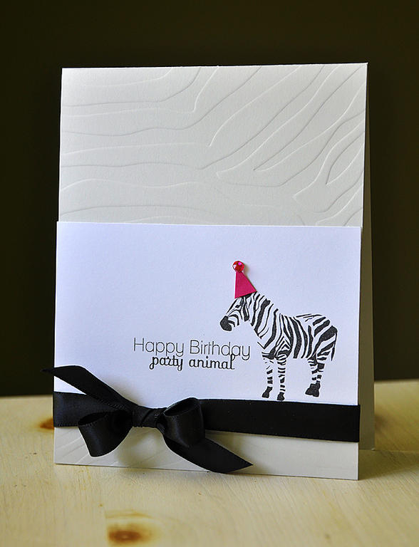 Stamps:  It's A Jungle Out There<br />
Ink:  True Black<br />
Cardstock:  Raspberry Fizz,...
