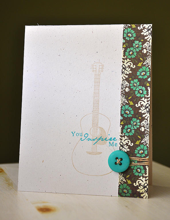 Stamps:  Rhythm &amp; Soul &amp; Embellishments<br />
Ink:  Chai Vintage Touch &amp; Hawaiian...