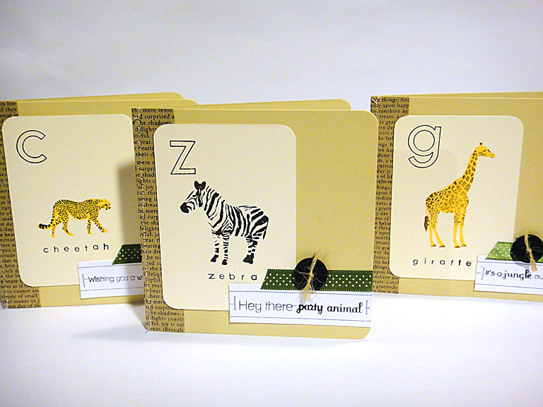 stamps: It's a Jungle Out There, Outline Alphabet, Simple Alphabet, Background Basics: Text...
