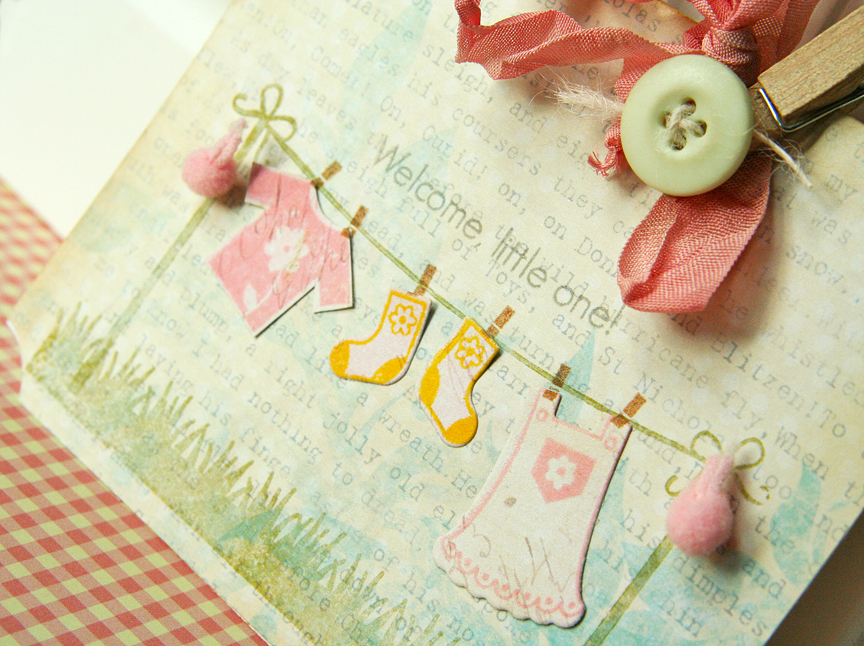 Stamps: Hanging Out<br />
Ink: Chewing Gum by Jenni Bowlin, Summer Sunrise by PTI, Simply...