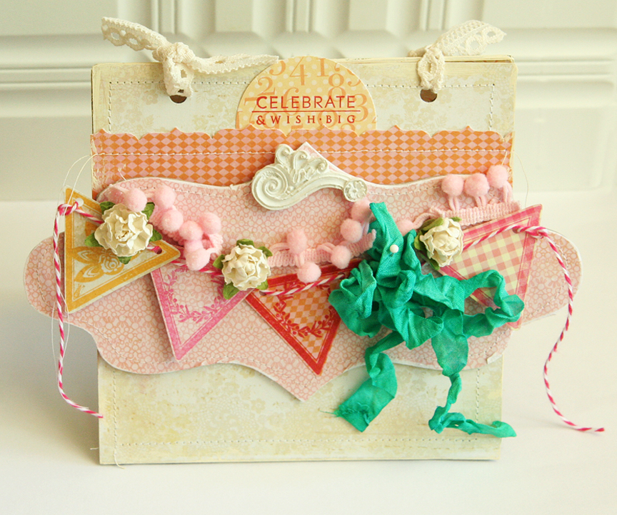 Stamps: Tranquility Trilogy (triangles), Half &amp; Half (birthday saying)<br />
Ink: Summer...