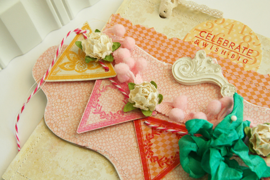 Stamps: Tranquility Trilogy (triangles), Half &amp; Half (birthday saying)<br />
Ink: Summer...