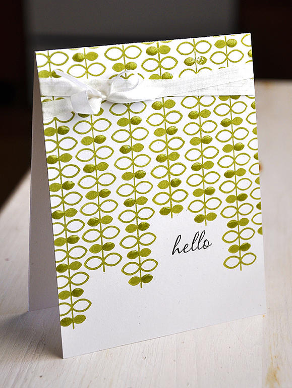 Stamps: Background Basics: Vines &amp; Communique Curves Sentiments<br />
Ink: Simply...