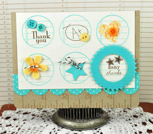 Paper: rustic cream, kraft, hawaiian shores, By The Numbers, 2009 Bitty Dot Basics<br />...