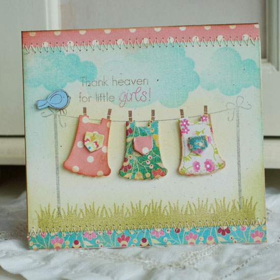 Stamps:  Hanging Out, Little Bitty Bird, Up, Up and Away<br />
Ink:  Dark Chocolate, Smokey...