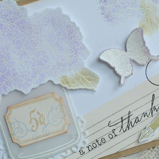 Stamps:  Friendship Jar Summer Fillers, Little Labels, Happy Trails<br />
Ink:  VersaMark, True...