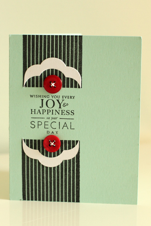 Cardstock: Aqua Mist and Stamper's Select White<br />
Stamps and dies: Half &amp; Half<br...