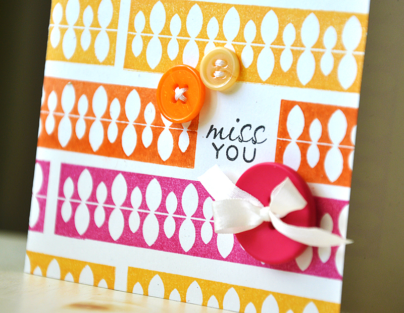 Stamps: Background Basics: Vines &amp; Communique Curves Sentiments<br />
Ink: Raspberry Fizz,...