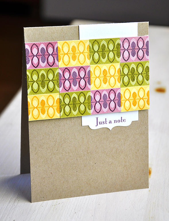 Stamps: Background Basics: Vines &amp; It's Official<br />
Ink: Plum Pudding, Ripe Avocado...