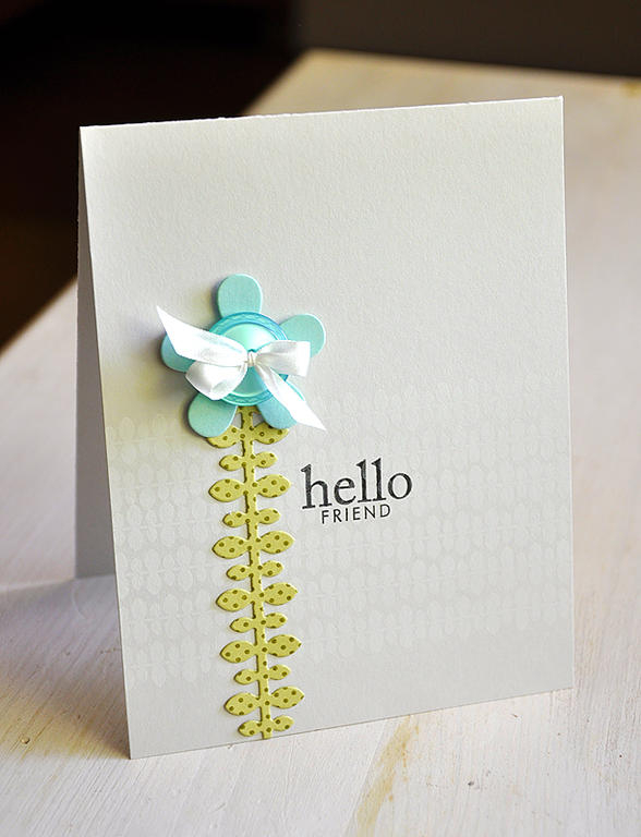 Stamps: Background Basics: Vines, Polka Dot Basics II &amp; Little Labels<br />
Ink: Fresh...