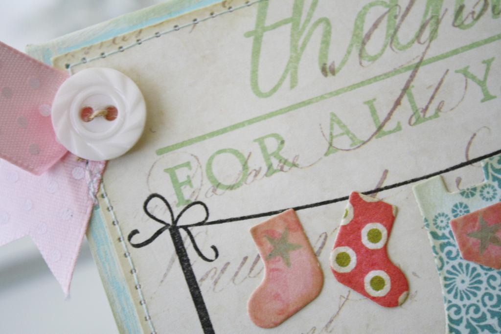 Papertrey Ink Supplies Used:<br />
Stamps:<br />
Hanging Out, Tiny Tags, and Think Big...