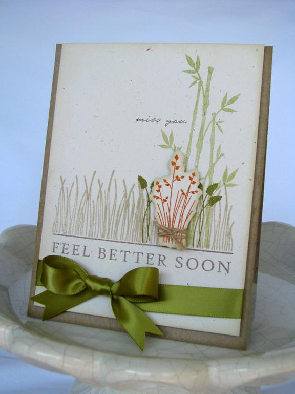 Stamps - Peaceful Garden, Think Big Favorites #6<br />
CS - Rustic Cream, Kraft<br />
Ink -...