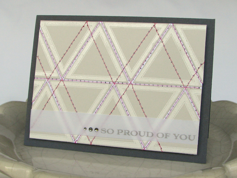 Stamps - Tranquility Trilogy, Congrats All Ways<br />
CS - Soft Stone, White, Vellum, Smokey...