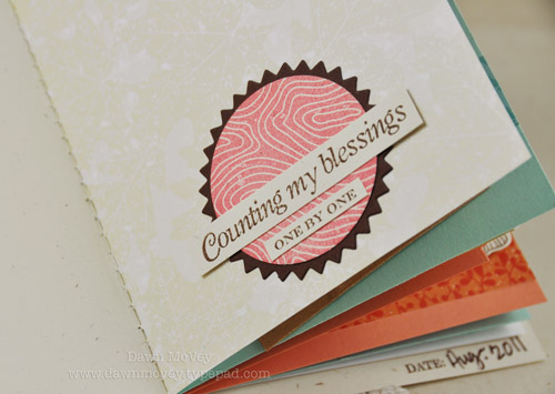 Paper: rustic cream, dark chocolate<br />
Stamps: Gratitude Journal, Modern Wood Mats<br />...