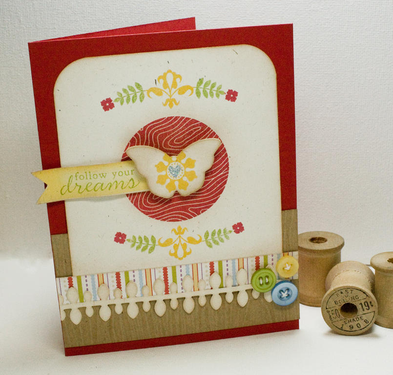 * Stamps- Modern Wood Mats, Fillable Frames Additions 2<br />
    * Ink- Pure Poppy, Summer...