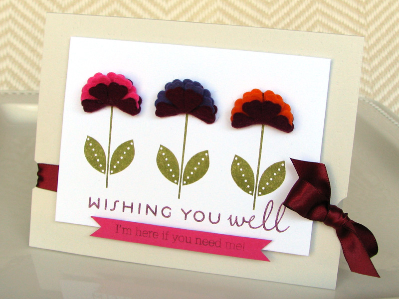 Stamps - Flower Fusion #7, Think Big Favorites #7<br />
CS - White, Soft Stone, Raspberry...
