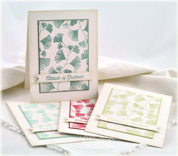 Stamps: Harvest Berries, Gratitude Journal<br />
Cardstock: Rustic White, Pure Poppy, Spring...