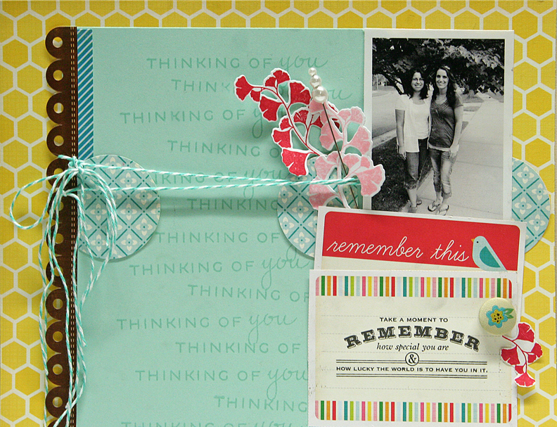 Stamps: Harvest Berries (Remember saying and flowers), Think Big Favorites #7 (thinking of...