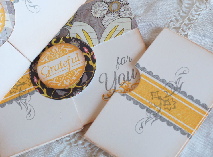 Stamps:  Gratitude Journal<br />
Ink:  Summer Sunrise, Smokey Shadow<br />
Cardstock:  Vintage...
