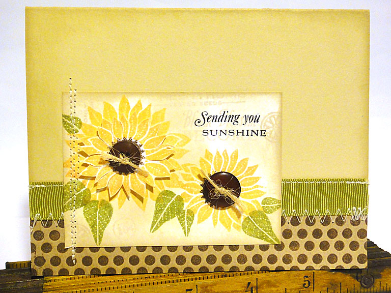 stamps: Simple Sunflower, Garden Variety<br />
<br />
ink: True Black, Dark Chocolate, Summer...