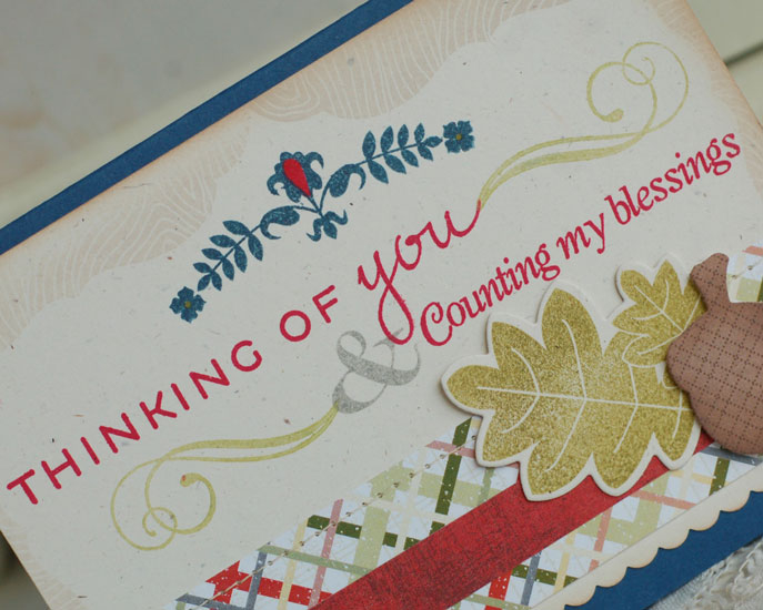 Stamps:  Think Big Favorites #7, Gratitude Journal, Modern Wood Mats, Autumn Acorns, Fancy...