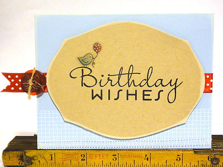 stamps: Think Big Favorites #7, Tiny Treats: Birthday<br />
<br />
ink: True Black, Fresh...