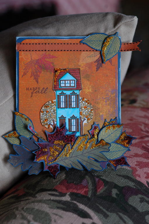 Leaf prints, Boards and Beams, 2009 Autumn Tags