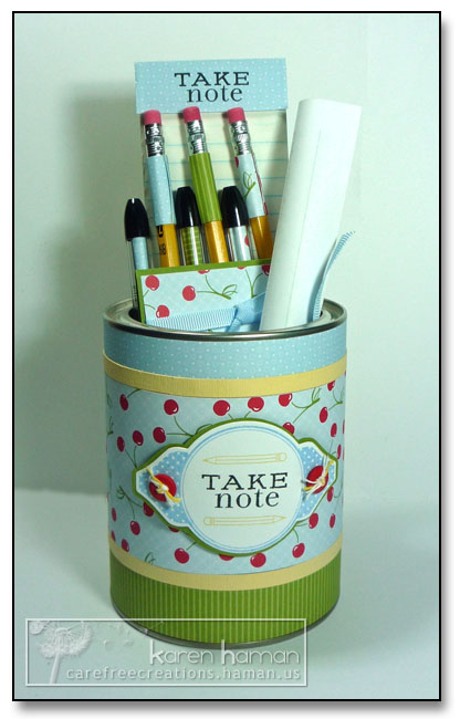 A &quot;welcome back to school&quot; gift for this years&#039; teacher.  Includes decorated pens...