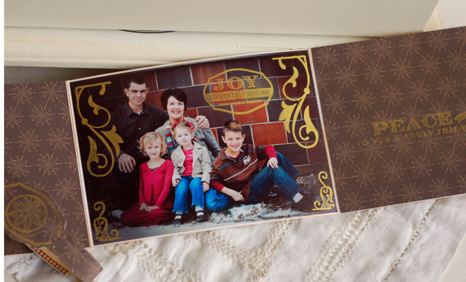 Stamps:  Holiday Photo Finishers, Harvest Berries, Winter Swirls<br />
Ink:  Essential Glue...