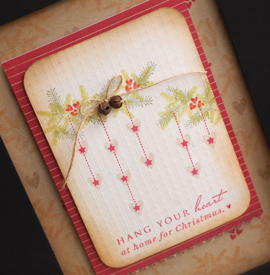 Stamps:  Love Lives Here: Holiday<br />
Ink:  Simply Chartreuse, Pure Poppy, Latte (A Muse),...