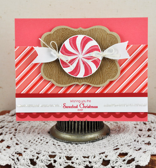 Paper: stamper's select white, berry sorbet, pure poppy, Candy Cane Christmas<br />...