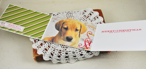 Paper: stamper's select white, pure poppy, Candy Cane Christmas<br />
Stamps: Holiday...