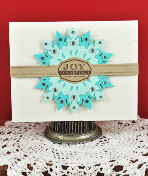 Paper: rustic cream, kraft, hawaiian shores, aqua mist<br />
Stamps: Holiday Photo Finishers<br...