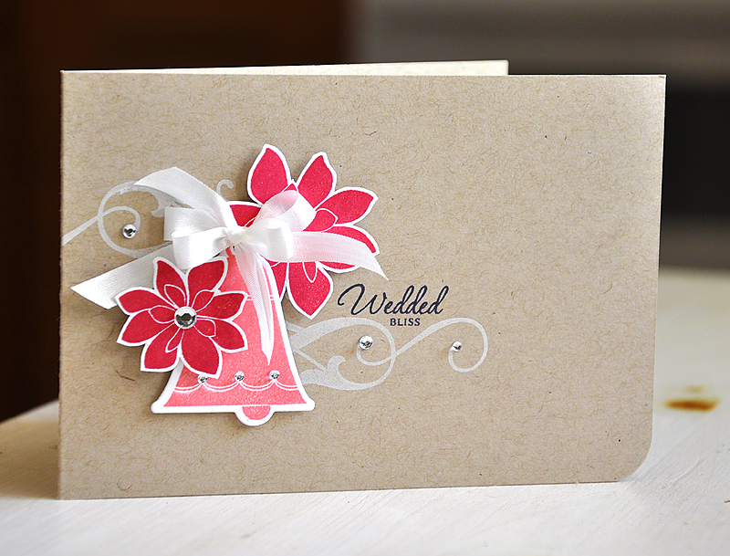 Stamps: Bells &amp; Boughs, Gracious Vases &amp; Holiday Photo Finishers<br />
Ink: Pure Poppy,...