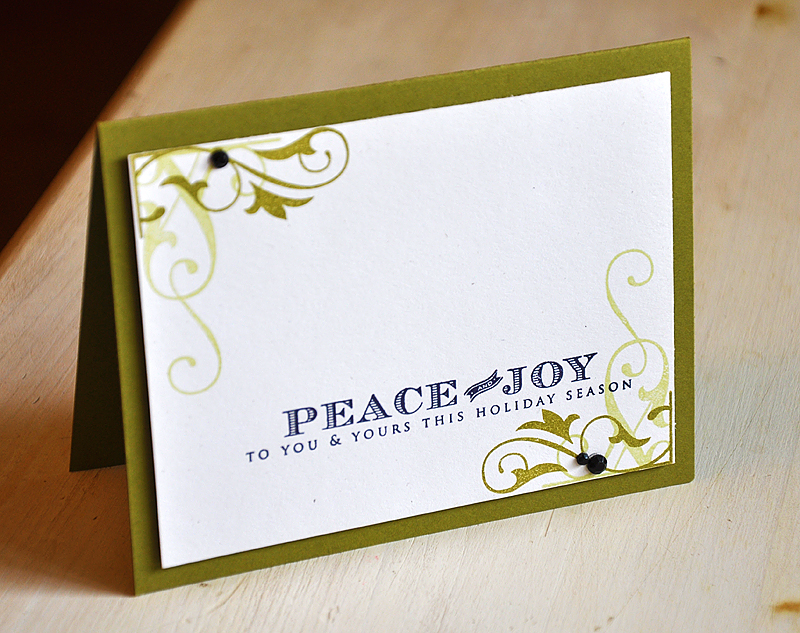 Stamps: Holiday Photo Finishers<br />
Ink: Ripe Avocado, Spring Moss &amp; True Black<br />...