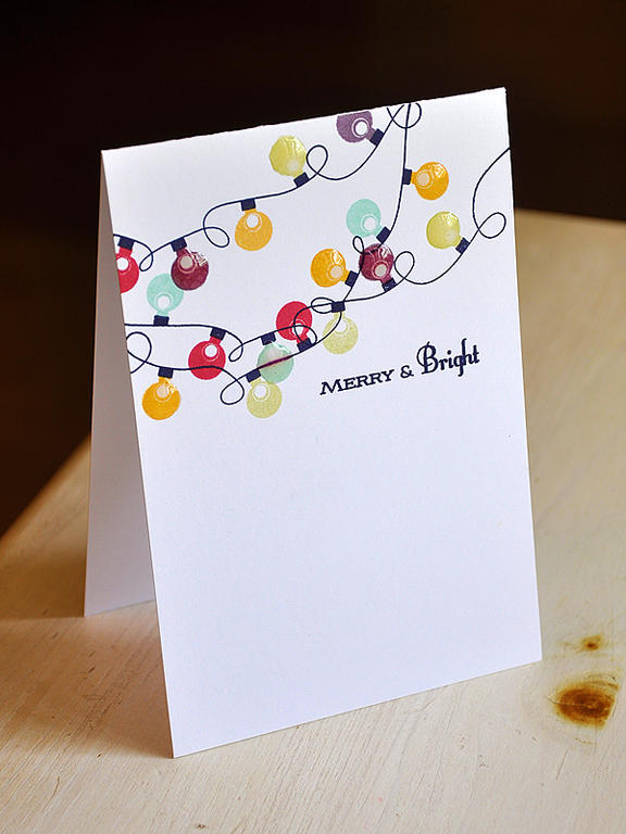 Stamps:  Holiday Lights<br />
Ink:  True Black, Summer Sunrise, Plum Pudding, Aqua Mist, Spring...