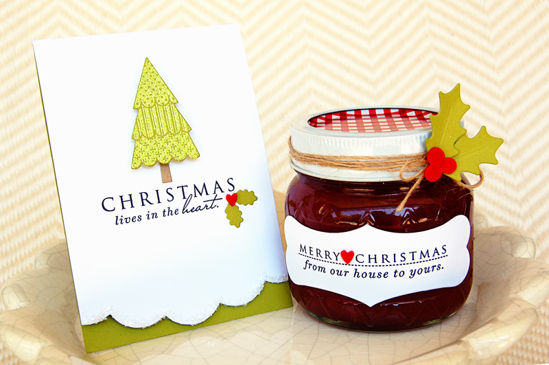 {Christmas in the Heart} card and gift<br />
Stamps - Love Lives Here: Holiday<br />
Cardstock...