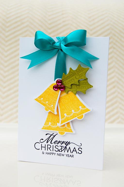 Stamps - Bells &amp; Boughs, Christmas Blessings<br />
Cardstock - White<br />
Ink - True...