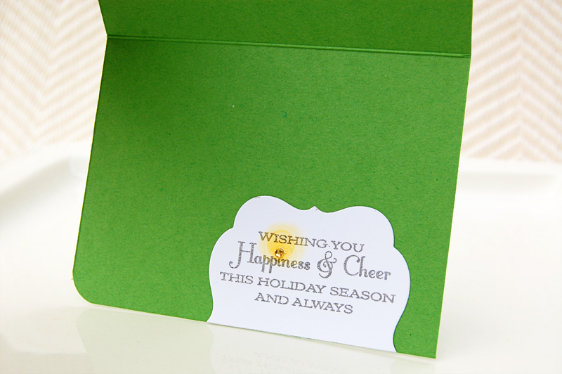 Stamps - Holiday Lights<br />
Cardstock - White, New Leaf<br />
Ink - True Black, VersaMark<br...