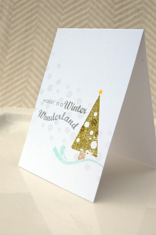 Stamps - Winter Cheer<br />
Cardstock - White<br />
Ink - Aqua Mist, Tea Dye Duo, New Leaf,...