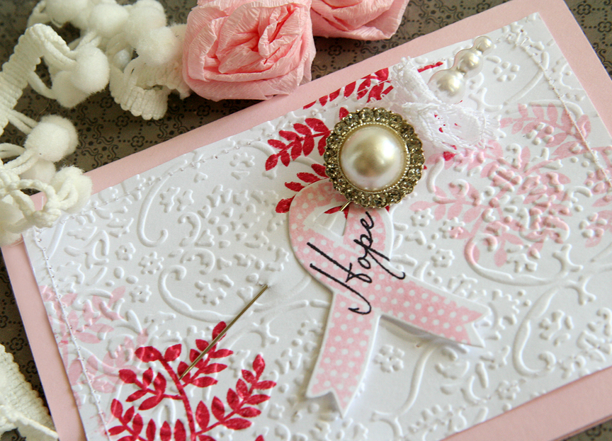 Stamps: Faith &amp; Hope<br />
Ink: Pure Poppy and True Black (PTI) and Chewing Gum (Jenni...