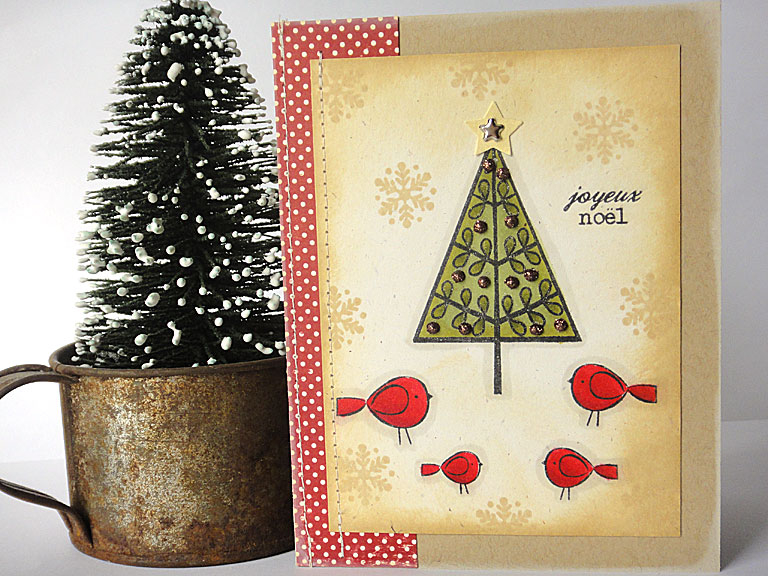 stamps: Winterberry, Little Bitty Bird<br />
<br />
ink: True Black, Vintage Cream, Tea Dye...